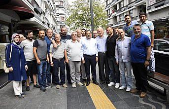 Samsun'da İstiklal Caddesi'nin trafiğe açılması çalışmaları