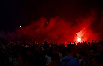 Trabzonspor'un 52. kuruluş yıl dönümü meşalelerle kutlandı