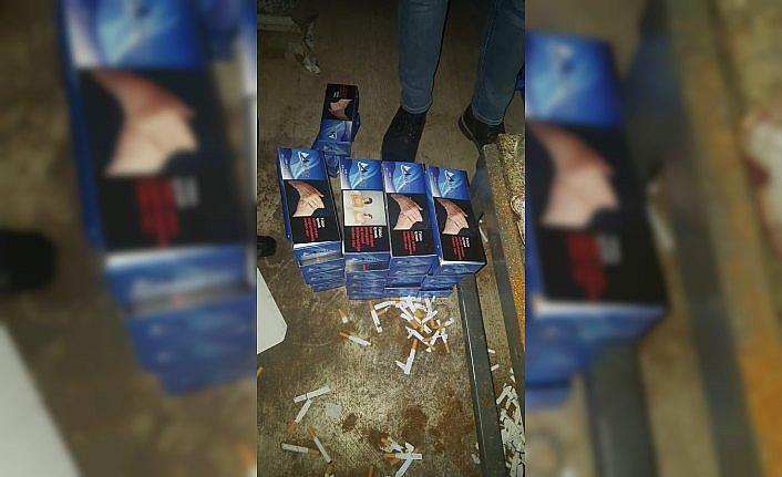 Zonguldak'ta kaçak sigara operasyonu