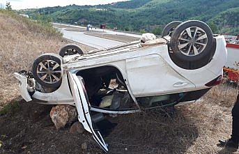 Amasya'da iki otomobil çarpıştı: 2 yaralı