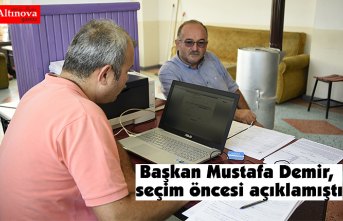 Başkan Mustafa Demir, seçim öncesi açıklamıştı