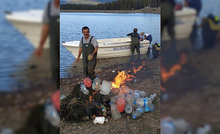 Bolu'da 500 metre hayalet ağ ele geçirildi