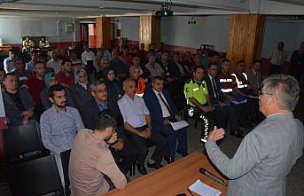 Görele'de okul servis şoförleri bilgilendirildi