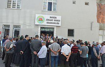 Havza'da ayçiçeği alım fiyatına tepki