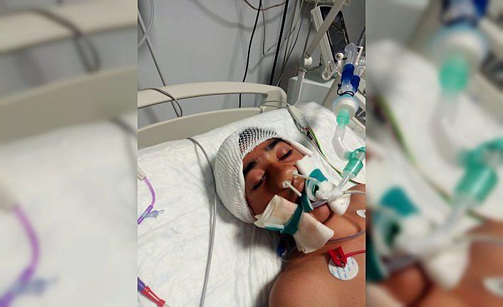 Maganda kurşunuyla ağır yaralanan Efe, hayata tutundu