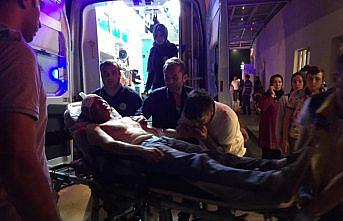 Nişanda havaya açılan ateşle başından yaralandı