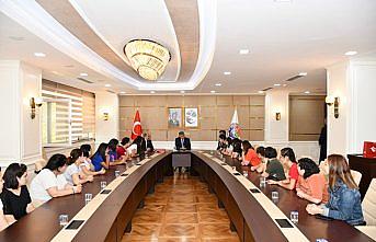 Özel öğrencilerden Vali Gürel'e ziyaret