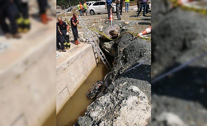 Rize'de motosiklet kazası: 1 ölü