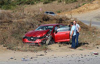 Samsun'da iki otomobil çarpıştı: 4 yaralı