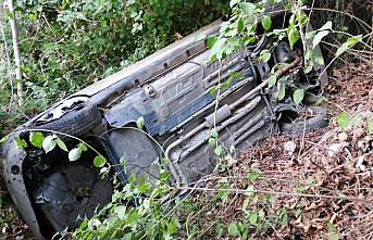 Samsun'da otomobil devrildi: 1 yaralı