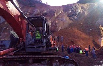 Taş ocağında göçük: 1 ölü, 1 yaralı