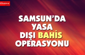 Yasa dışı bahis operasyonu