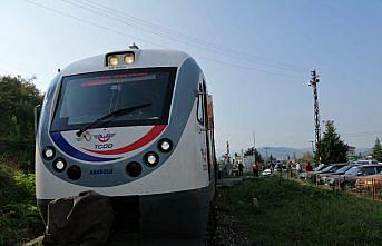 Zonguldak'ta trenin çarptığı kadın öldü