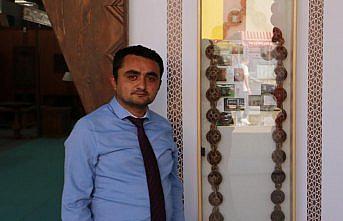 Ahşap tespih fuarın gözdesi oldu