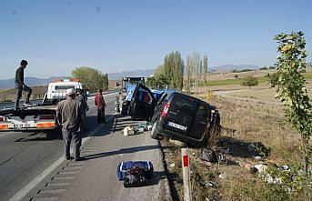 Amasya'da trafik kazası: 2 yaralı