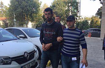 Aranan hükümlü kovalamaca sonucu denizde yakalandı