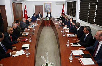 Artvin'de fidan dikim etkinliği öncesi planlama toplantısı