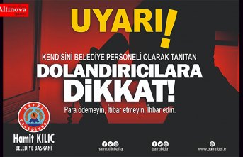 BAFRA BELEDİYESİ TELEFON DOLANDIRICILARINA KARŞI UYARDI
