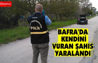 BAFRA'DA KENDİNİ VURAN ŞAHIS YARALANDI