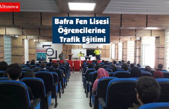 Bafra Fen Lisesi Öğrencilerine Trafik Eğitimi