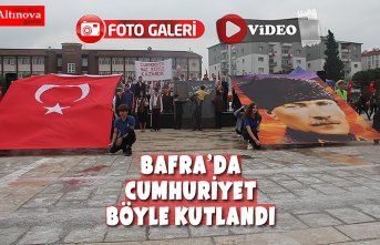 BAFRA’DA CUMHURİYET BÖYLE KUTLANDI