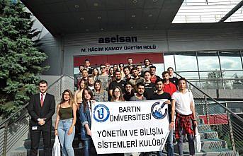 Bartın Üniversitesi öğrencileri ASELSAN'ı gezdi