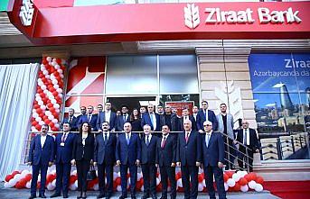 Çavuşoğlu, Ziraat Bank Azerbaycan'ın 4. şubesini açtı