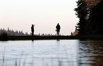 Düzce yaylaları sonbahar manzarasıyla büyülüyor