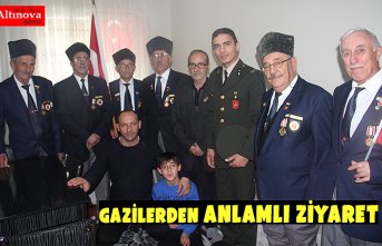 GAZİLERDEN ANLAMLI ZİYARET
