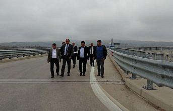 Havza'da kaza riski olan yollar incelendi