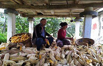 Karadenizli kadınlar kışa hazır