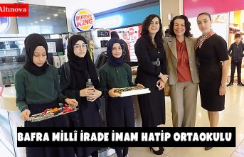 MİLLÎ İRADE İMAM HATİP ORTAOKULU' NDAN AVM' DE CUMHURİYET RESİM SERGİSİ