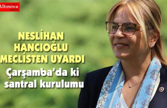 NESLİHAN HANCIOĞLU MECLİSTEN UYARDI