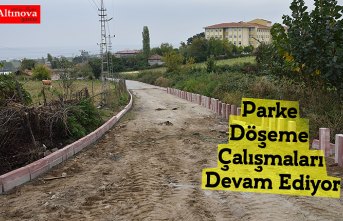 Parke Döşeme Çalışmaları Devam Ediyor