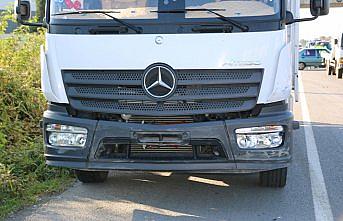 Samsun’da kamyon ile otomobil çarpıştı: 1 yaralı