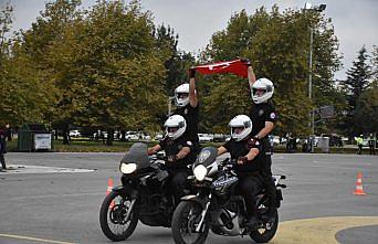 Samsun'da motorize yunus ekibi gösteri yaptı