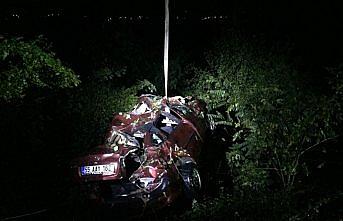 Samsun'da nehre düşen otomobilin sürücüsü öldü