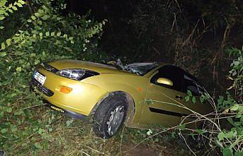 Samsun'da otomobil şarampole devrildi: 3 yaralı