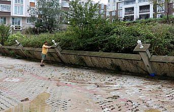 Samsun'da sağanak yaşamı olumsuz etkiledi