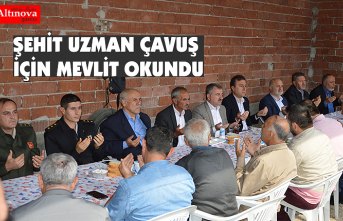 Şehit uzman çavuş için mevlit okundu