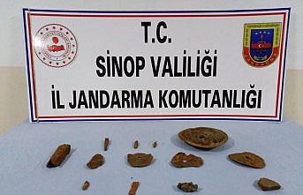 Sinop'ta kaçak kazı yapan 4 şüpheli gözaltına alındı