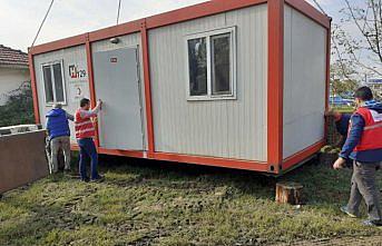 Türk Kızılayı'ndan afetzedelere ev yardımı