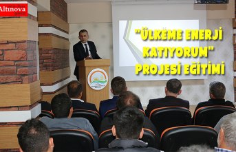 "Ülkeme Enerji Katıyorum" Projesi eğitimi