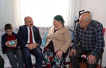 Vali Varol'dan Kıbrıs gazisine ziyaret