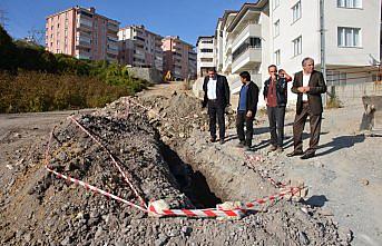 Alaplı Belediyesi'nden yol çalışması