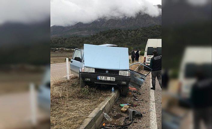 Boyabat'ta trafik kazası: 1 ölü