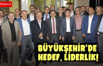 BÜYÜKŞEHİR'DE HEDEF, LİDERLİK!