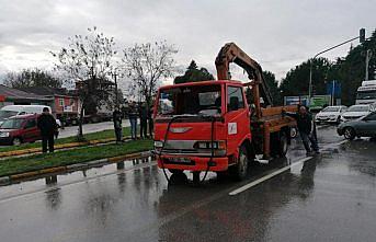 Çarşamba'da zincirleme trafik kazası
