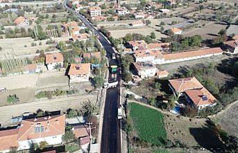 Ezinepazar köyünde yollar asfaltlandı