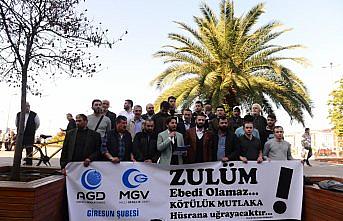 Giresun'da İsrail'in Gazze'ye saldırıları kınandı